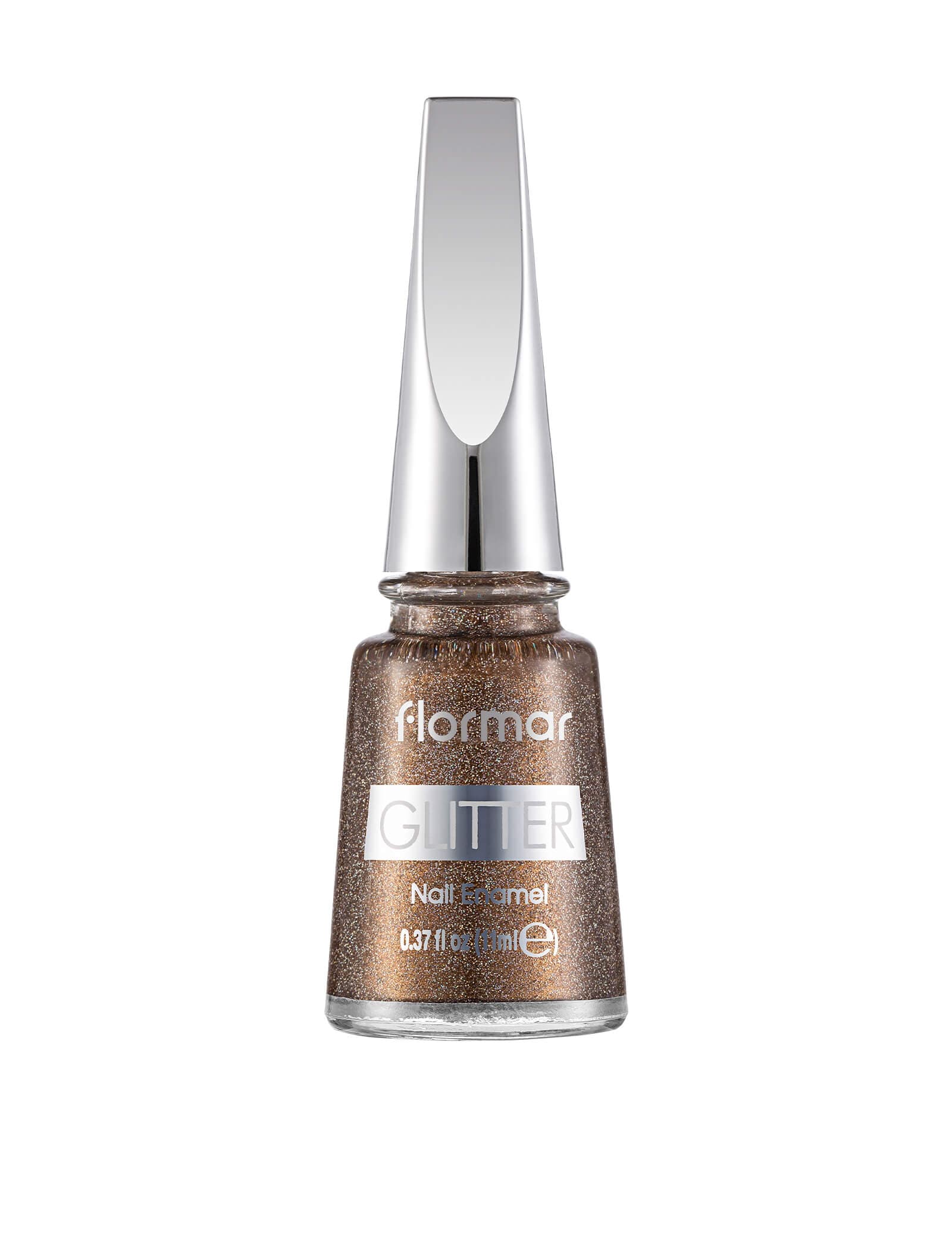 Flormar Glitter Nail Enamel GL40 Golden Orchid