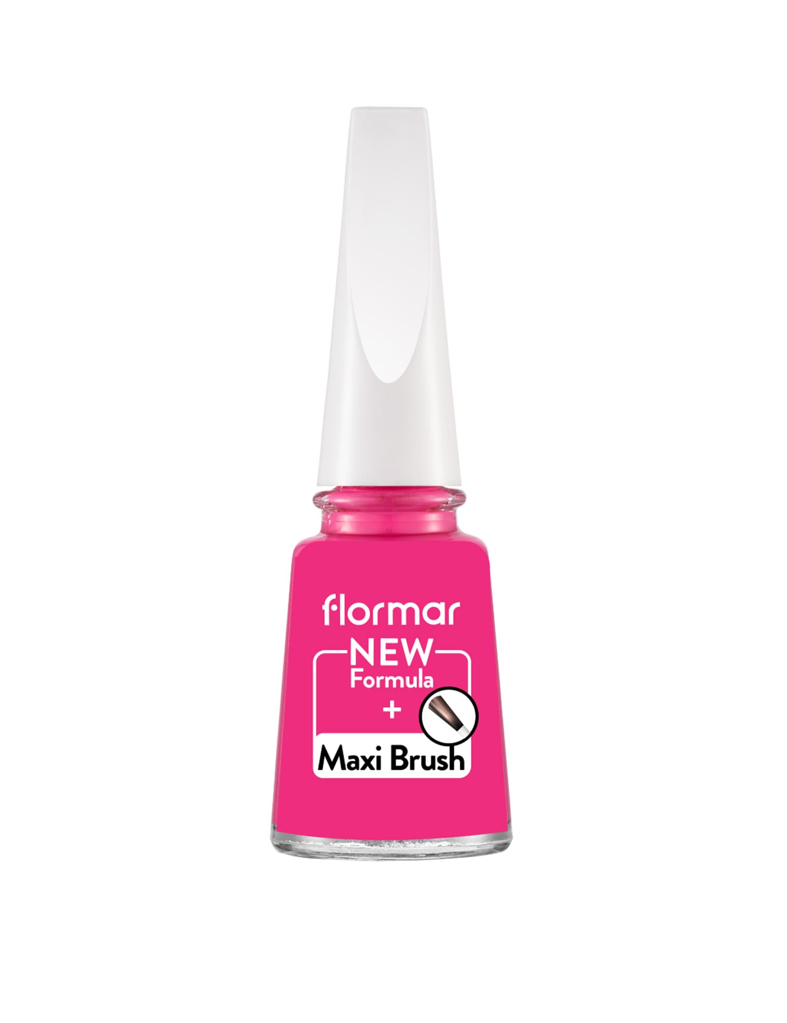 Flormar Nail Enamel Maxi Brush 058 Bright Rose