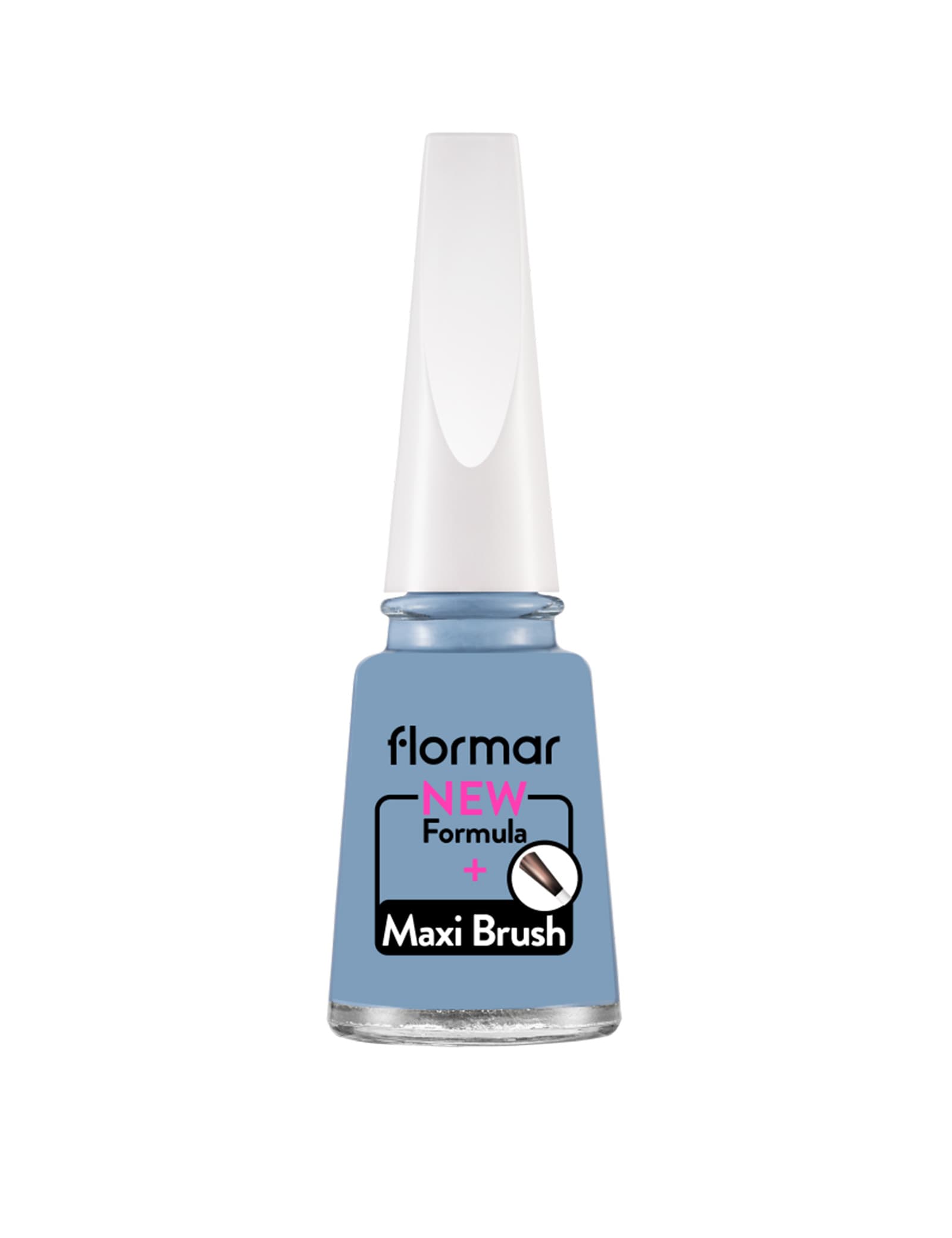 Flormar Nail Enamel Maxi Brush 494 Ash Blue