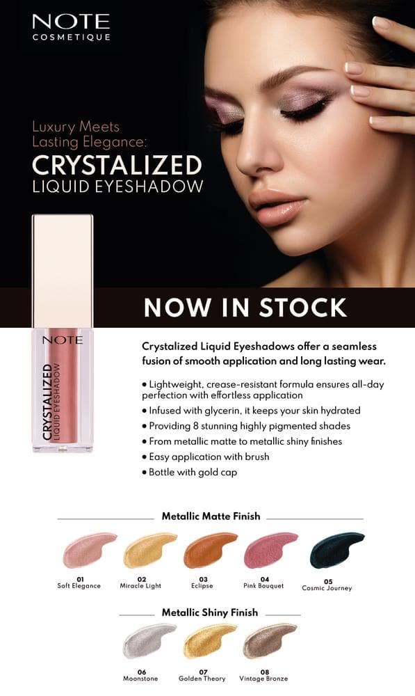 NOTE CRYSTALIZED LIQUID EYESHADOW - 1