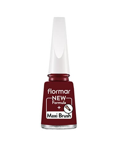 Flormar Nail Enamel 406 Dark Red
