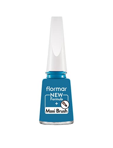 Flormar Nail Enamel Maxi Brush 450 Blue Industry