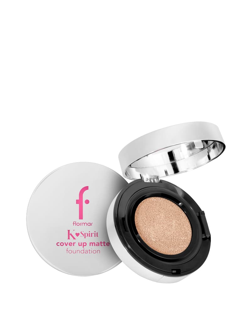 Flormar K-Spirit Cover Up Matte Cushion Foundation - 001 Ivory